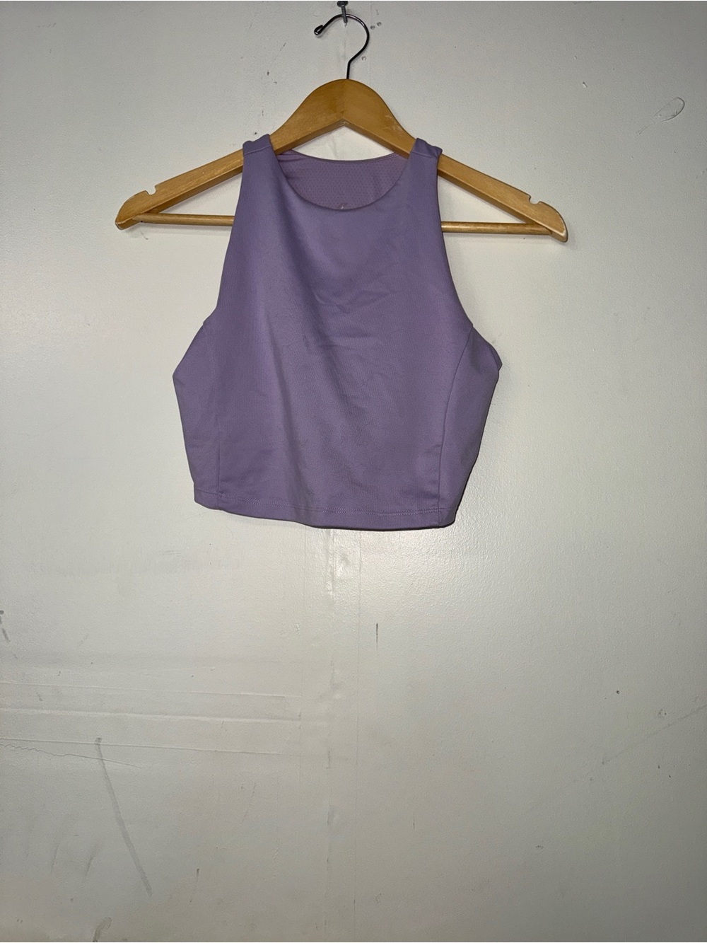 Lavender Sleeveless Crop Top - Women